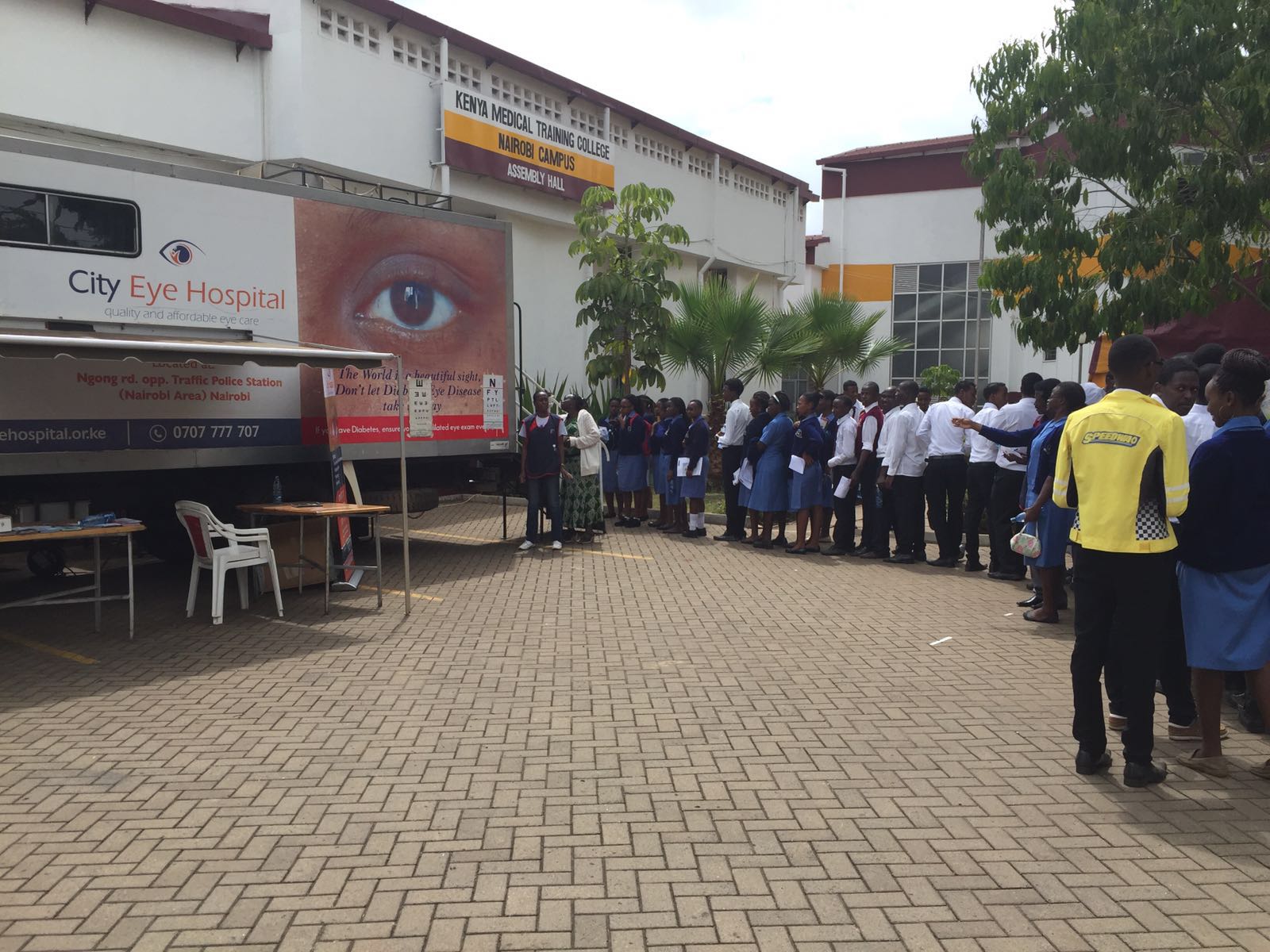 KMTC and City Eye Hospital partner to provide eye care services on World Diabetes Day