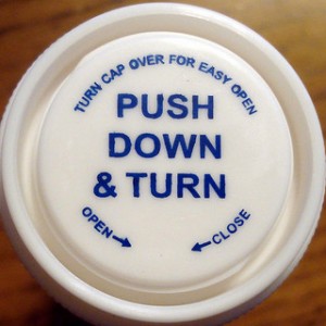 Push down and turn.  License     AttributionNoncommercialShare Alike Some rights reserved by mag3737 
