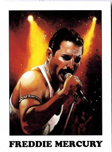 Freddie Mercury collectable card
