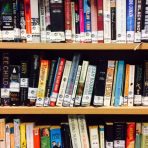 The BookSwap shelves are located just inside the LAS foyer