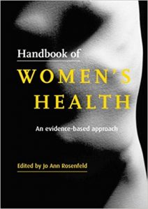 Book: Handbook of Womens Health by Rosenfeld. Image: Amazon.co.uk