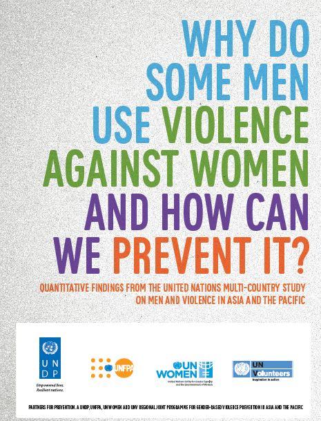 Book: Why do some men use violence against women... Image: Partners4Prevention