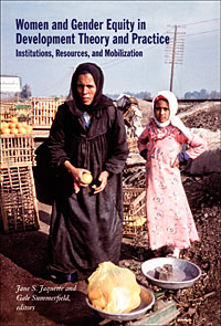 Book: Women and gender equity in development theory and practice. Image: Amazon.co.uk