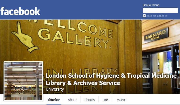 LSHTM_Library and Archives Facebook page