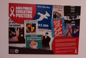Poster board from the HIV/AIDS exhibition