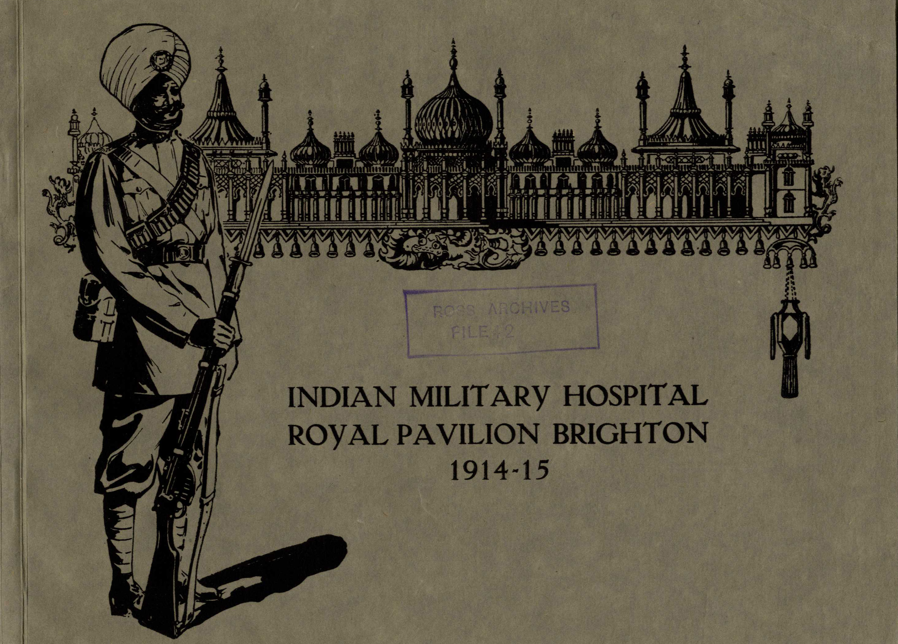 Indian Military Hospital booklet