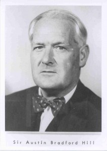 Professor Sir Austin Bradford Hill, Professor of Medical Statistics (1945-1961), Dean of LSHTM (1955-1957)