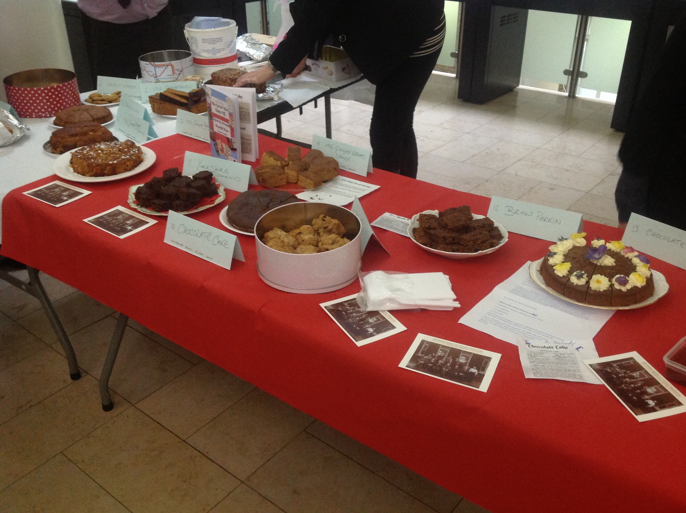 Selection of entries cakes