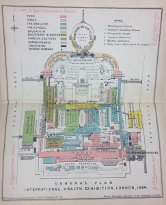 INTERNATIONAL HEALTH EXHIBITION, 1884. General Plangeneral plan international health exhibition