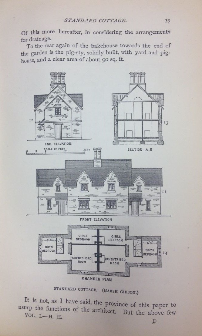 PLAN FOR A COTTAGE
