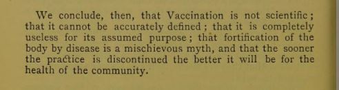 anti-vaccination paragraph