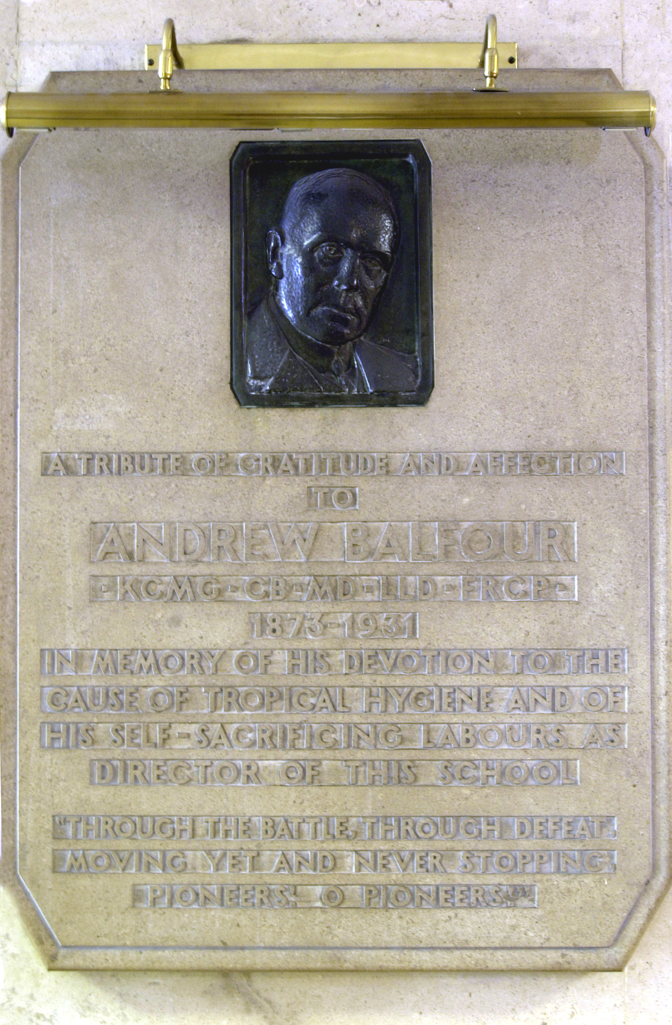 Balfour plaque 1