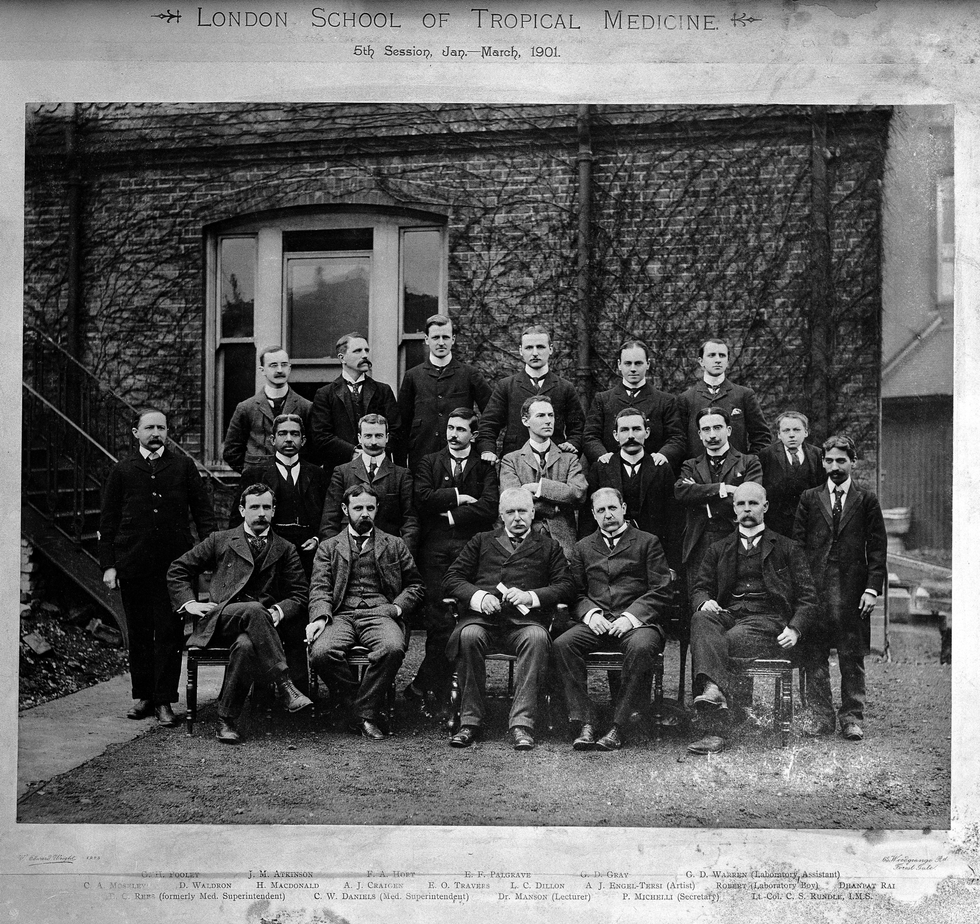 Staff and students for the 5th session in 1901 [11955]