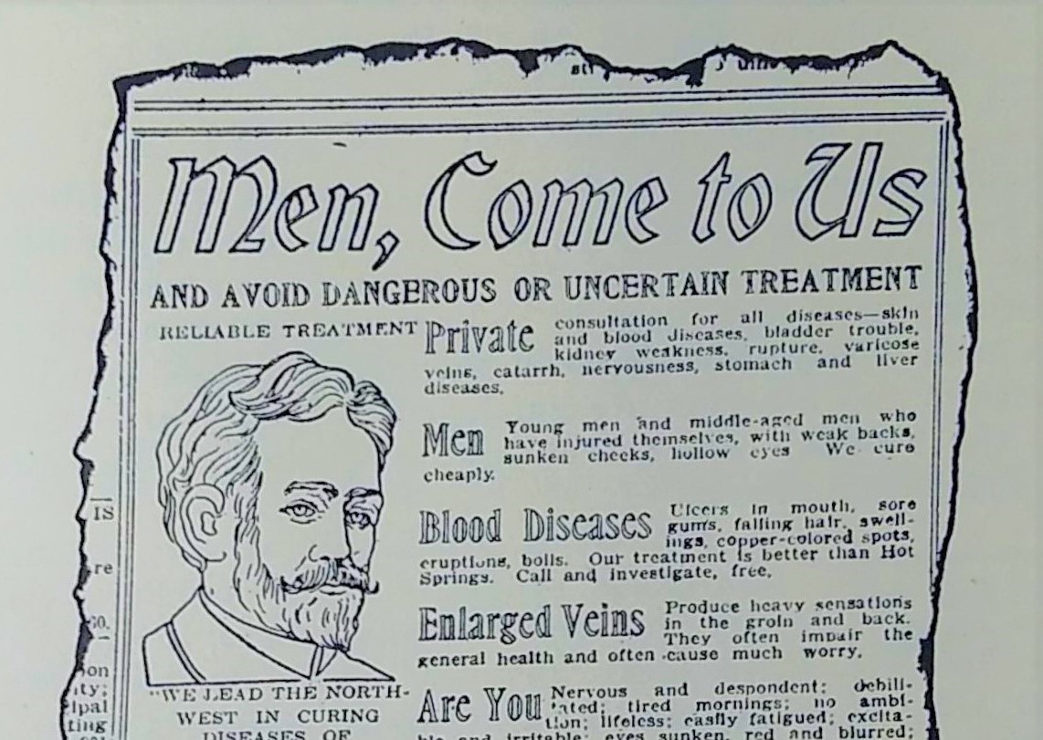 Men, Come to Us advertisement