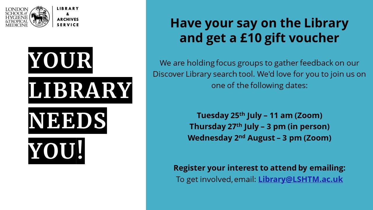 Library focus groups