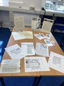 Display of HIV and AIDS archive material