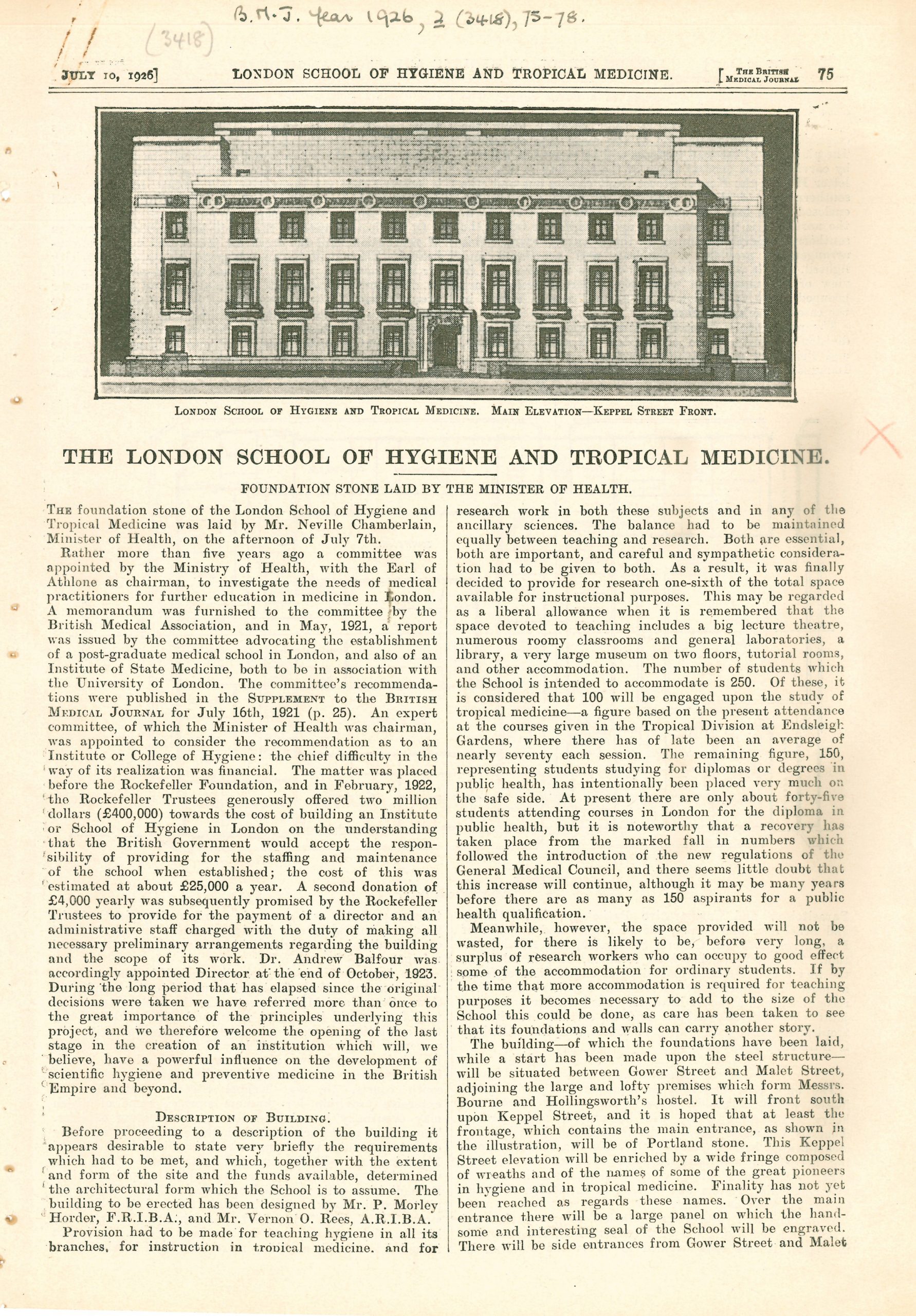 BMJ foundation stone article