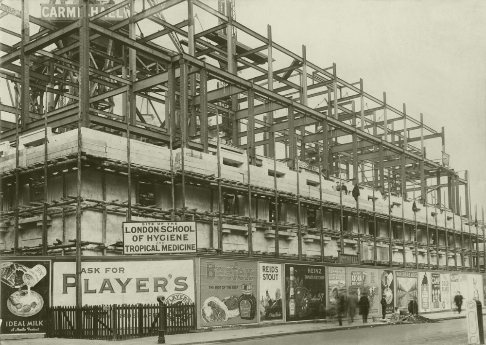 Construction of the School building showing the co[140]