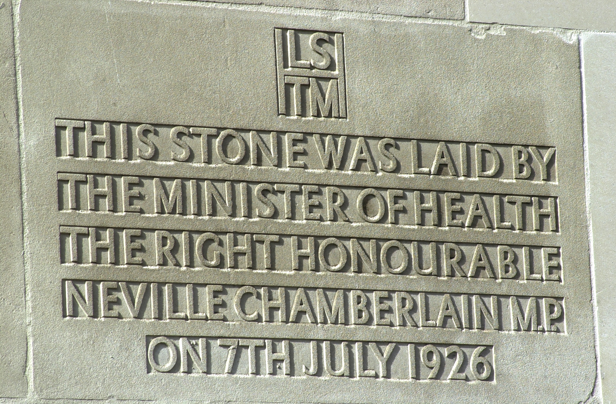 Stone inscription