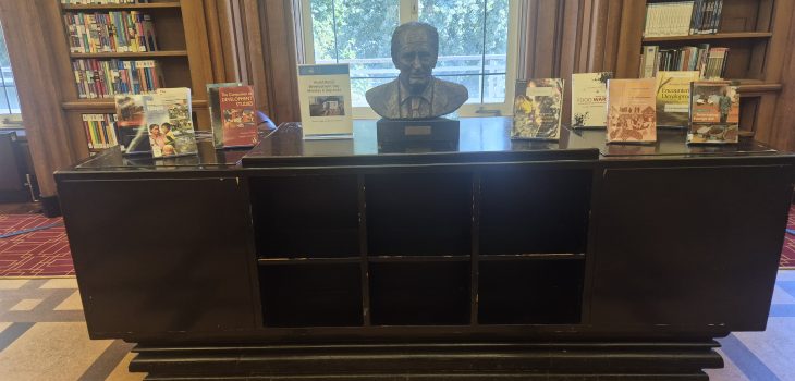 Display of books for World Rural Development Day